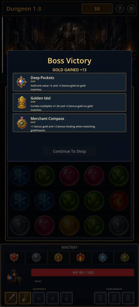 Orbwalker relic choice